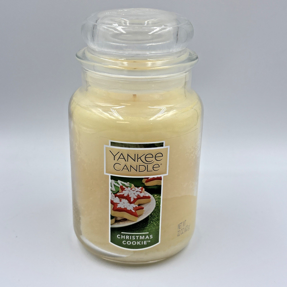 Yankee Candle Christmas Cookie 22 Ounce New Festive Large Candle